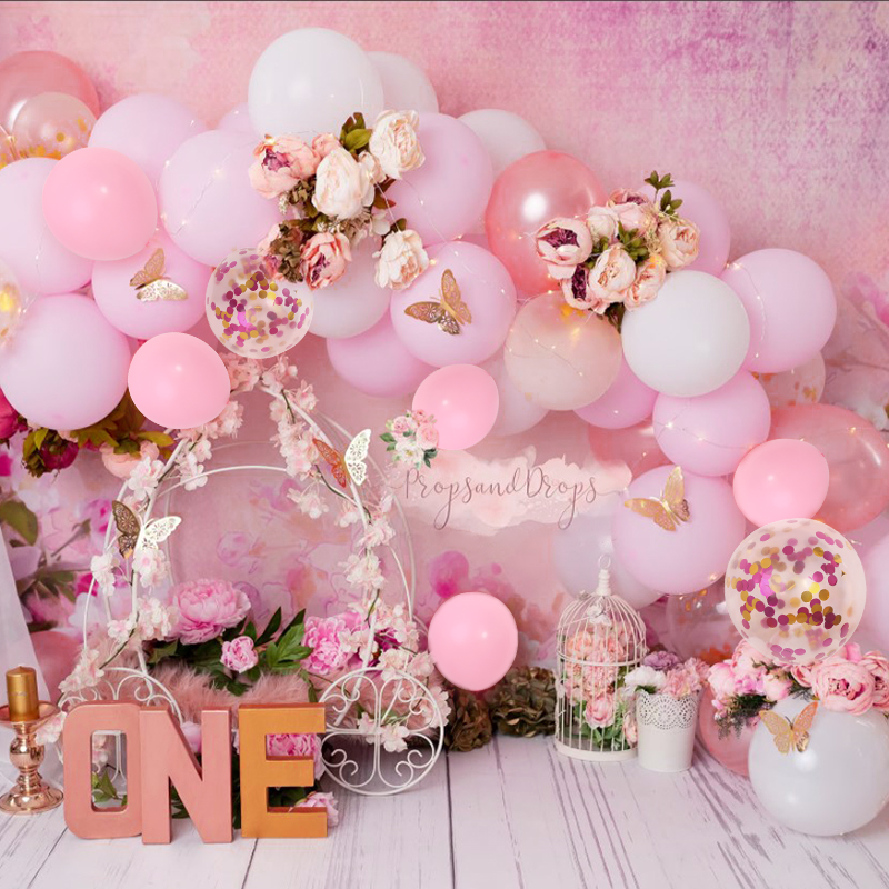 83-pi-ces-de-guirlande-de-ballons-m-talliques-roses-Kit-d-arc-confettis-de-bienvenue