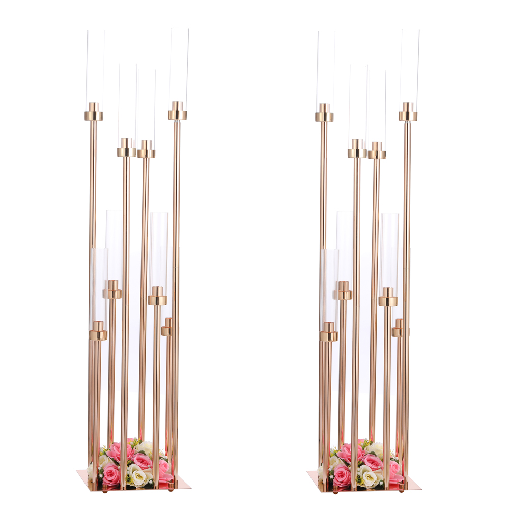 Bougeoir-en-m-tal-10-pi-ces-chandelier-Vase-fleurs-centre-de-Table-de-mariage-support