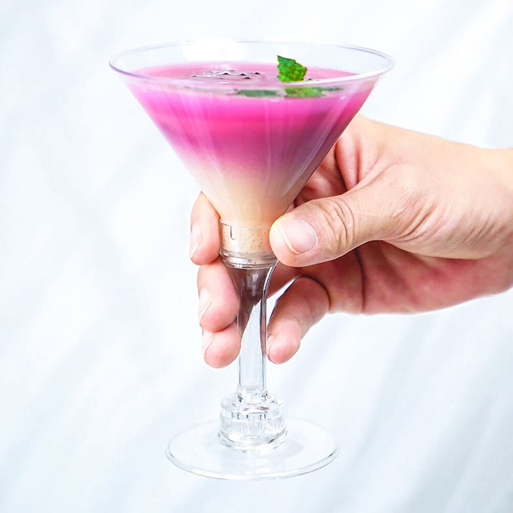Verres-cocktail-en-plastique-transparent-20-pi-ces-gobelet-martini-coupe-champagne