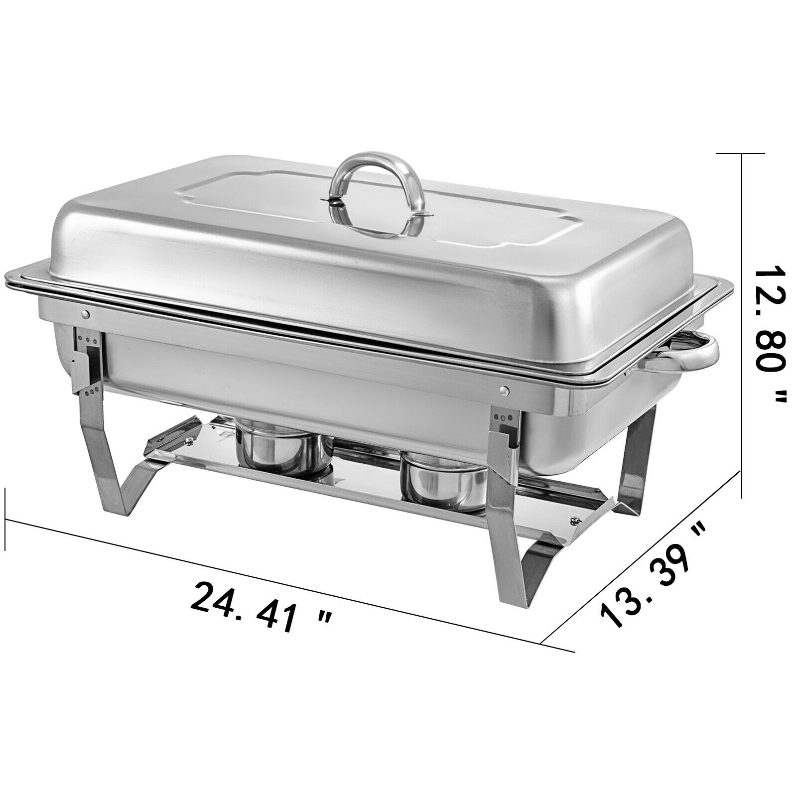 Chauffe-plat-rectangulaire-avec-cadre-pliant-4-pi-ces-8-litres