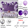 Ballons-en-arc-violet-clair-139-pi-ces-Kit-de-guirlande-en-Latex-en-m-tal