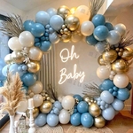 Kit-de-Ballons-en-forme-d-arc-guirlande-de-couleur-abricot-blanc-mat-style-Boho-pour