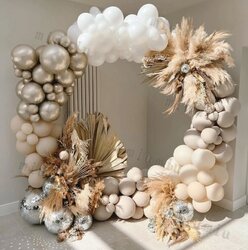 6 Ballons Bobo 76 Cm Pré-Étirés - Grande Ouverture Pour Remplissage - Décoration Fête Mariage Anniversaire