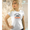 T-shirt-just-ride-harley-femme-blanc