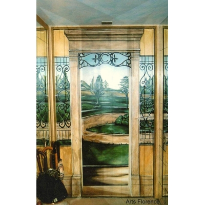 entrée trompe l'oeil