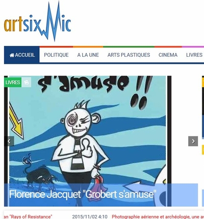 ArtsixMic présente Artsflorence et son livre d'art Grobert s'amuse