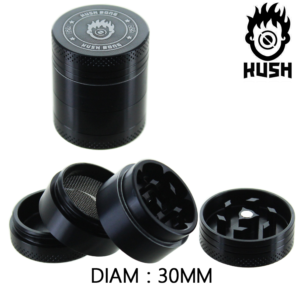 Grinder-Metal-Kush-Bong-Argos-30-Noir-30mm