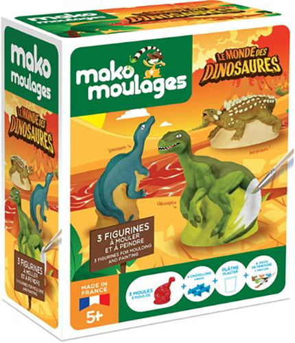 Mako Moulages Le Monde des Dinosaures - LOISIRS CREATIFS/Moulage -  le-coin-des-curieux