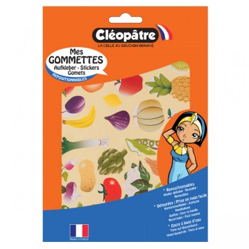 CLEOPÂTRE Gommettes Fruits et Légumes X120