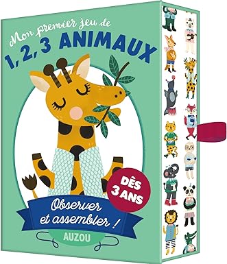 Auzou 1,2,3 animaux