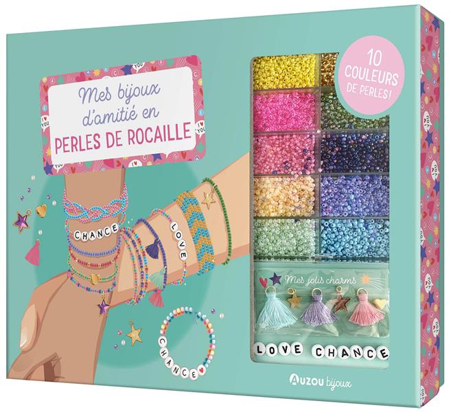 Auzou Mes bijoux d\'amitié en perles de rocailles