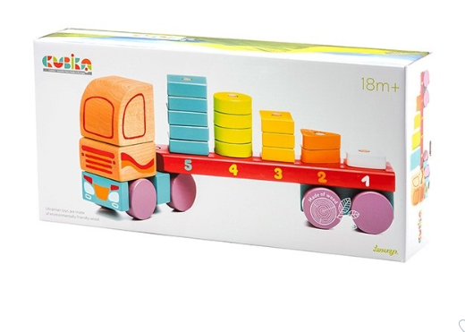 Cubika  Camion transporteur chiffres