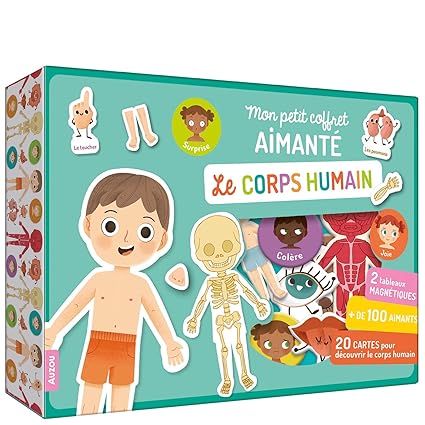 Auzou Mon coffret aimanté Corps Humain