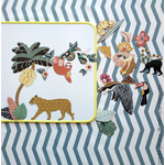 Tableau Ardoise Magnetique-Ecole-Anis-Animaux-Jungle