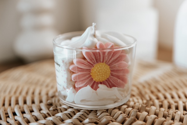 Bougie parfumée à la Fleur de Coton 120g