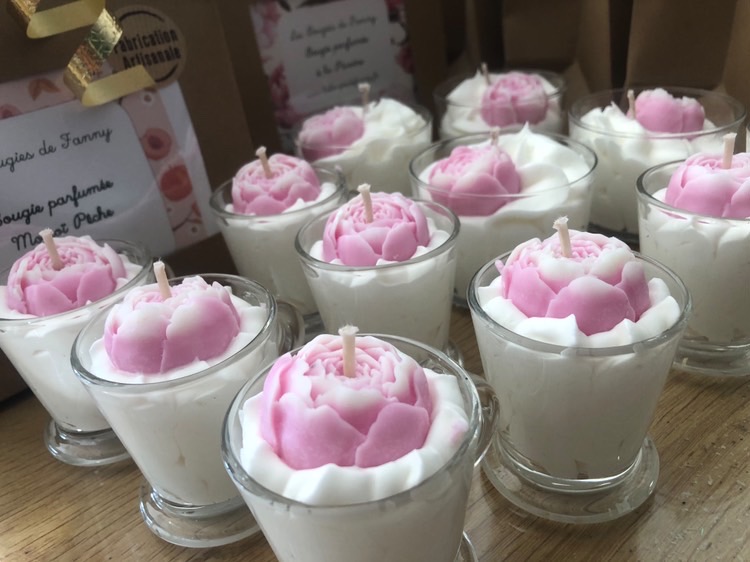 Bougie parfumée à la Pivoine 40g