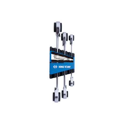 NEO TOOLS Lot De 6 Longues Clés Mixtes à Cliquet - 8-19 Mm