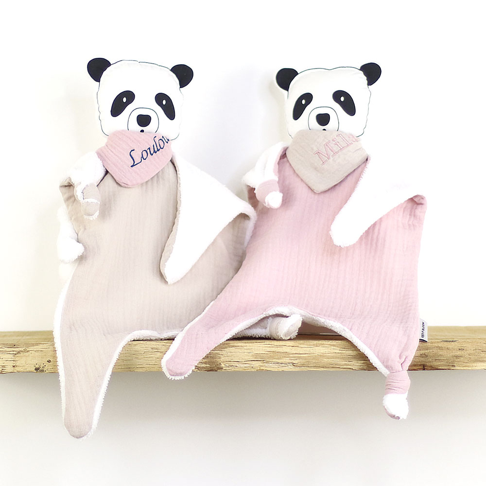 doudou-lange-panda-rose-panda-beige