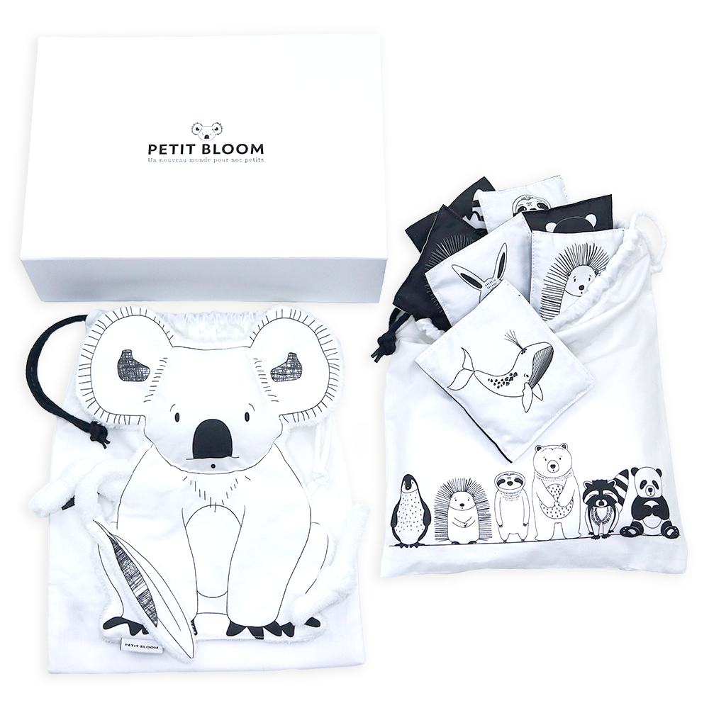 Coffret cadeau naissance panda - Cadeaux/Coffret cadeau - petit-bloom