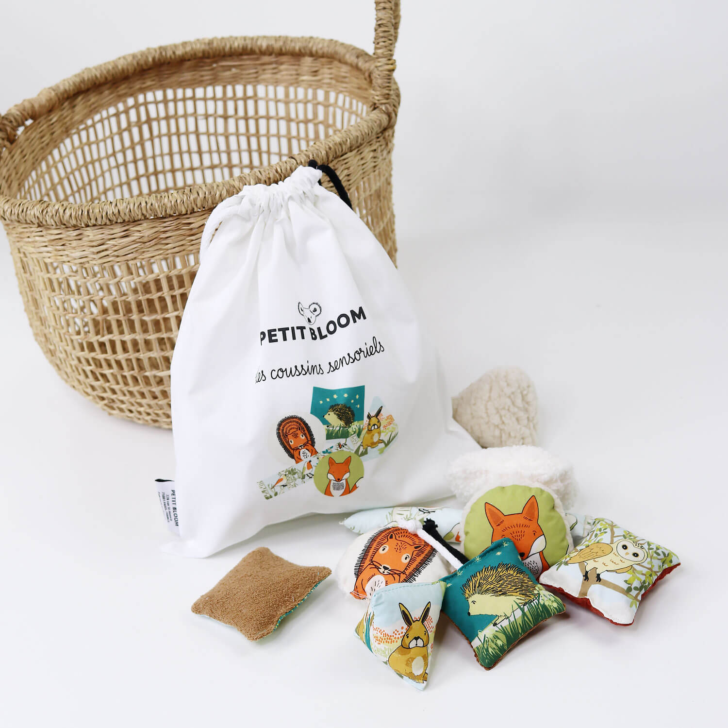coussins sensoriels montessori
