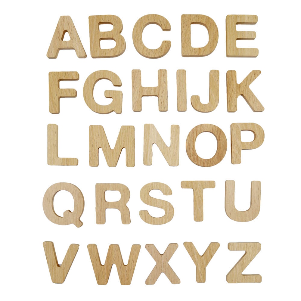alphabet en bois