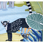 Feuille crissante en tissu du tapis déveil Jungle