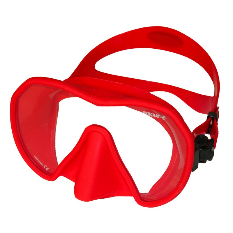 beuchat maxlux s rouge avec verres progressifs