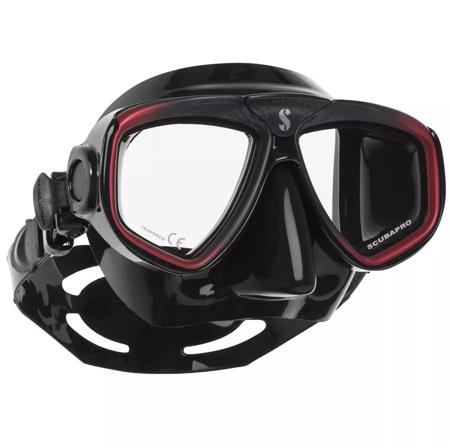 scuba pro zoom rouge noir