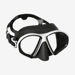 masque de plongée progressif  sealhouette-white-black