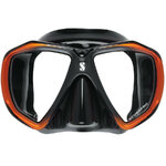 masque-spectra-noir-orange verres progressifs