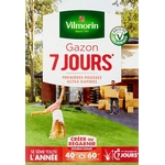 Gazon 7 Jours Vilmorin 4460714, Vert, 1 kg, 50 m2