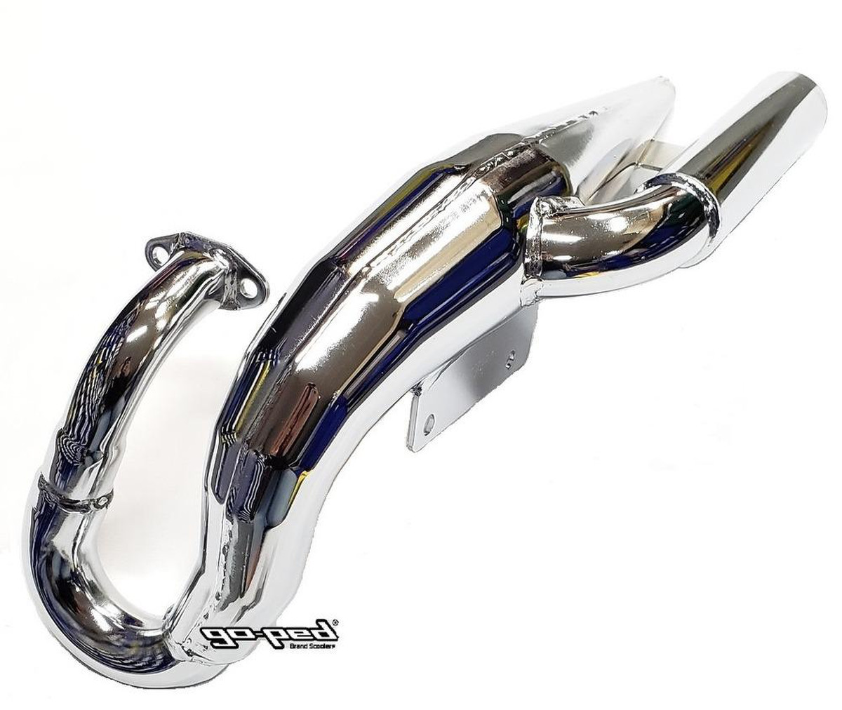 Pot d\'échappement Dominator Racing Chrome Goped GTR46R / GTR46i