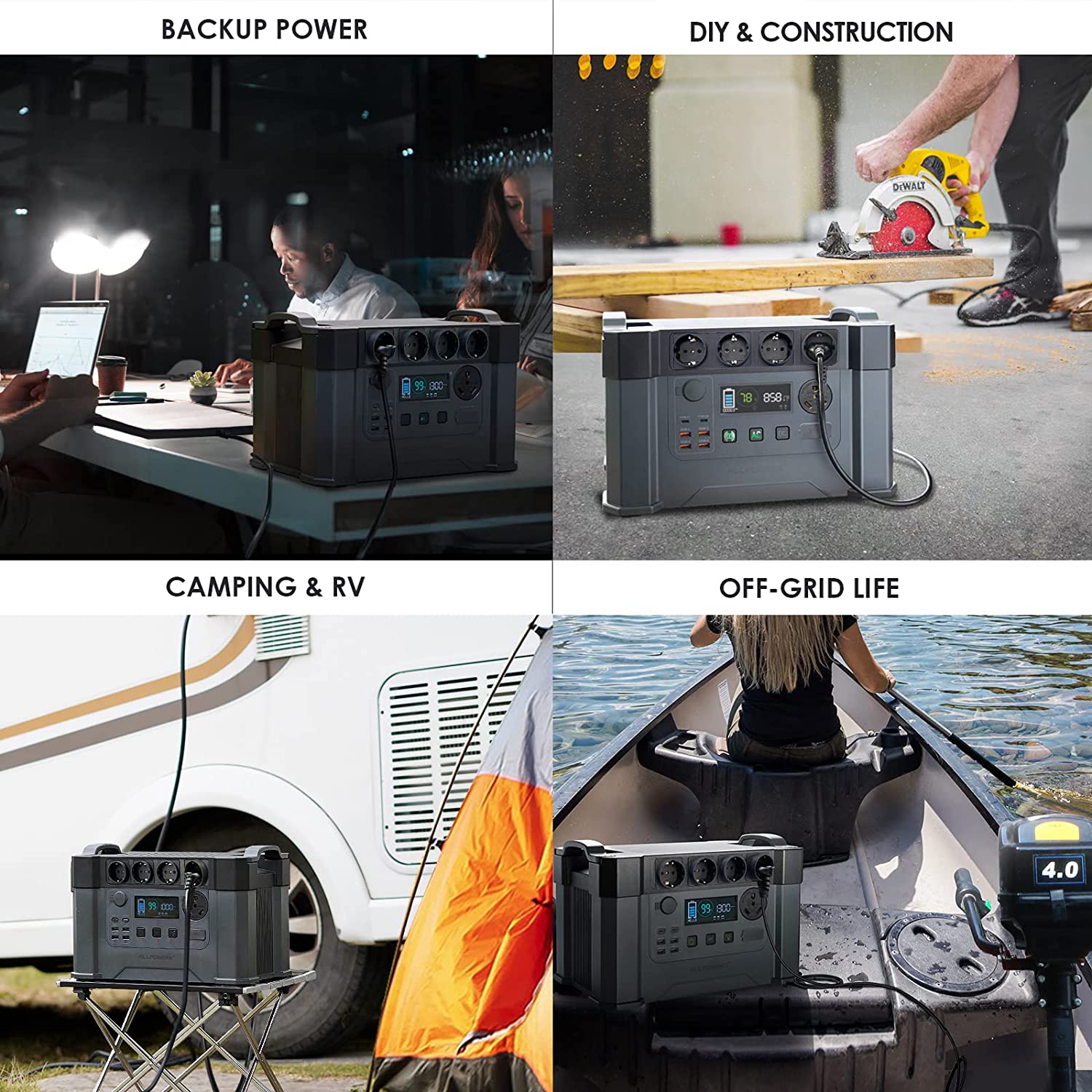 Station électrique portable ALLPOWERS S2000 Pro, vue 6
