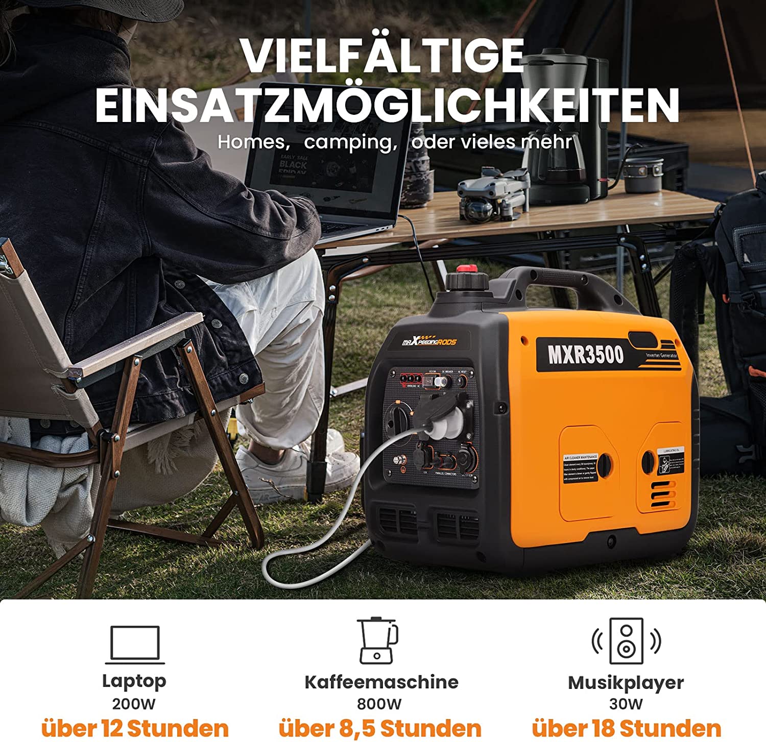 Groupe électrogène MaXpeedingrods 3300 W, vue 3