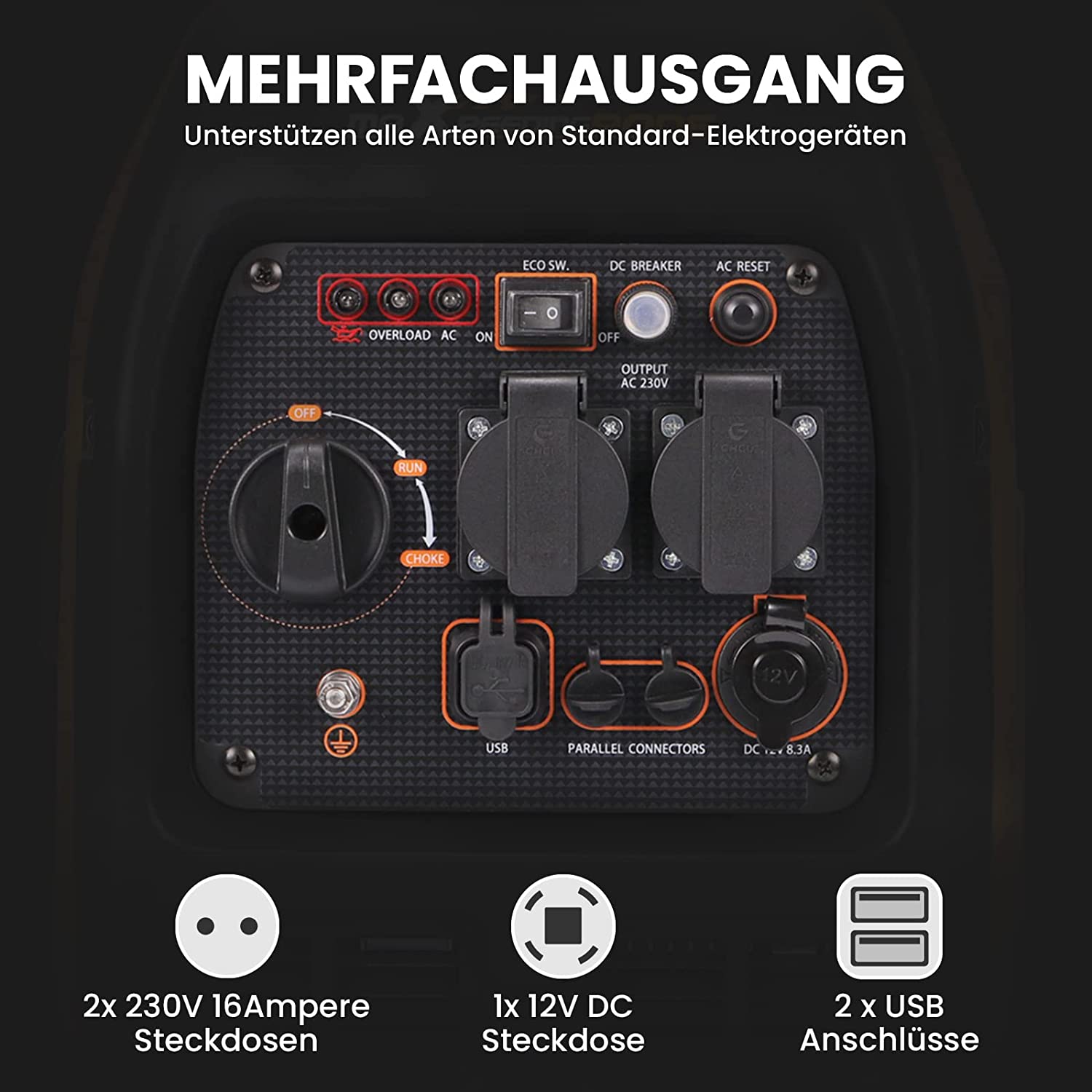 Groupe électrogène MaXpeedingrods 3300 W, vue 8