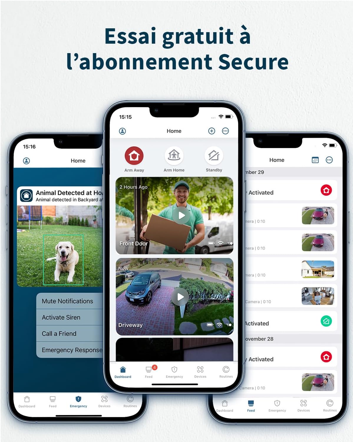 Caméra de surveillance extérieure Arlo Essential 2 HD, vue 3