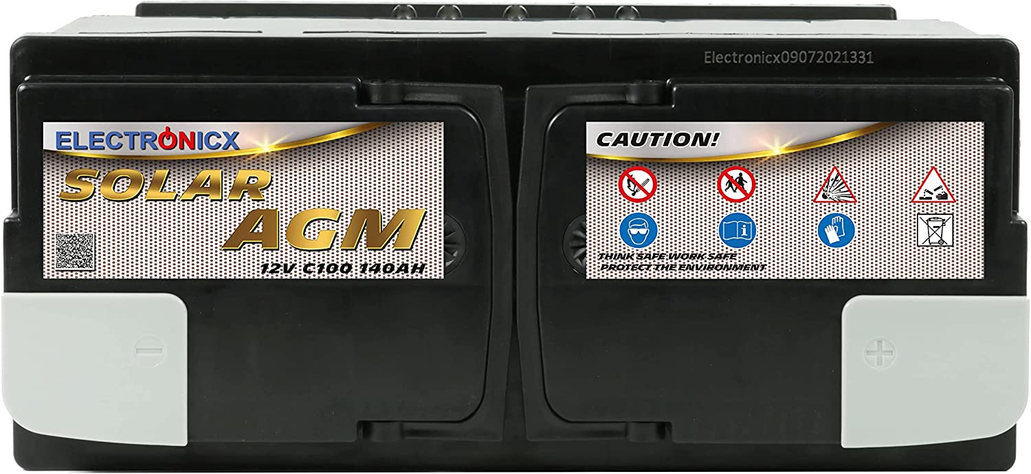Batterie solaire AGM Electronicx 12 V 140 Ah, vue 3