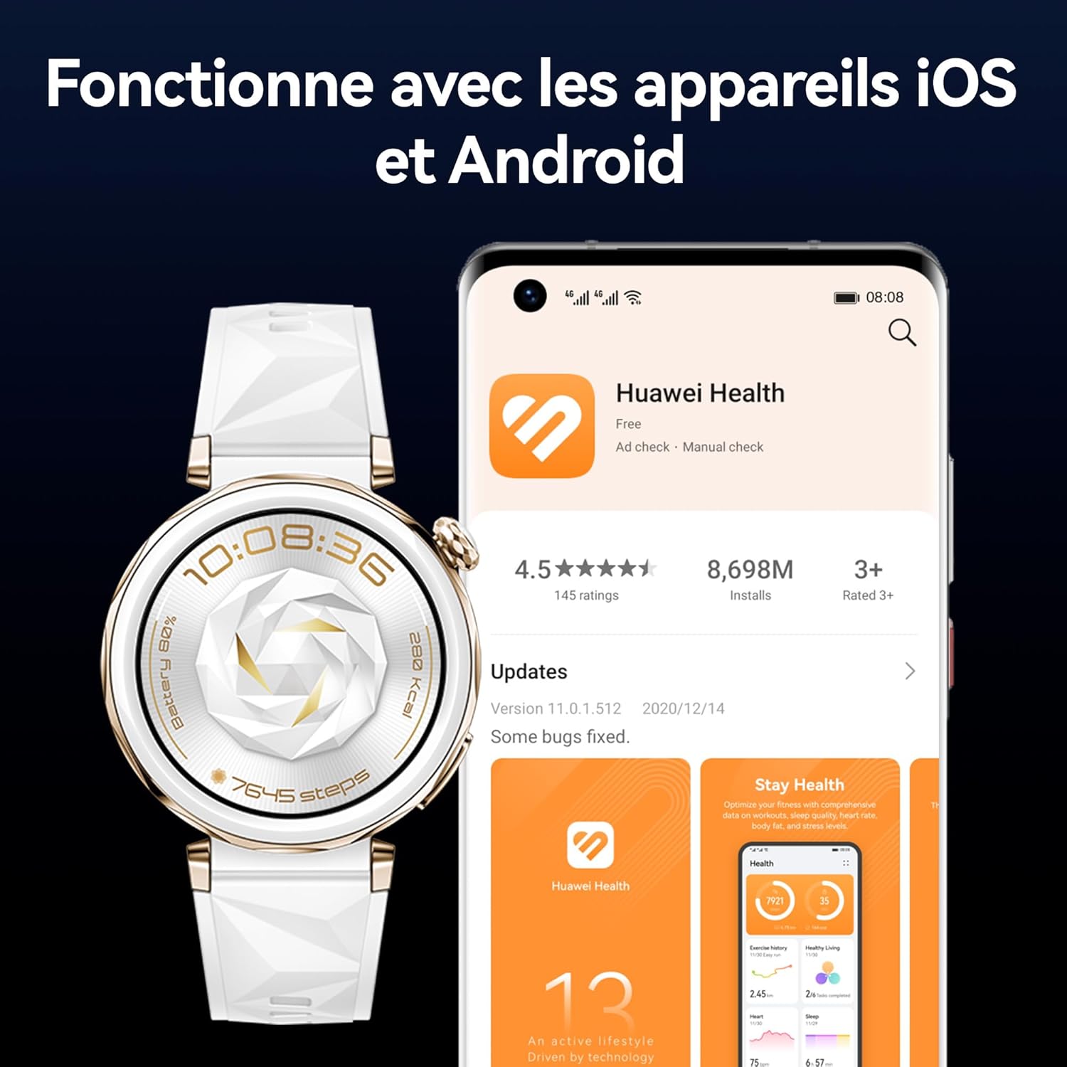 Montre connectée HUAWEI Watch GT 5 Pro, vue 8