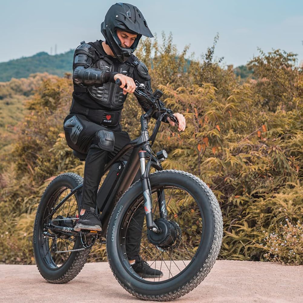Vélo Électrique LANKELEISI MG740+ - Double Moteur 26" Pneus Fat | Batterie 48V 20Ah