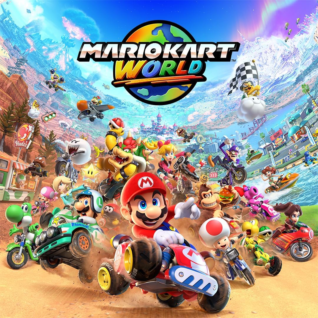 Console Nintendo Switch 2 avec Mario Kart World, vue 8