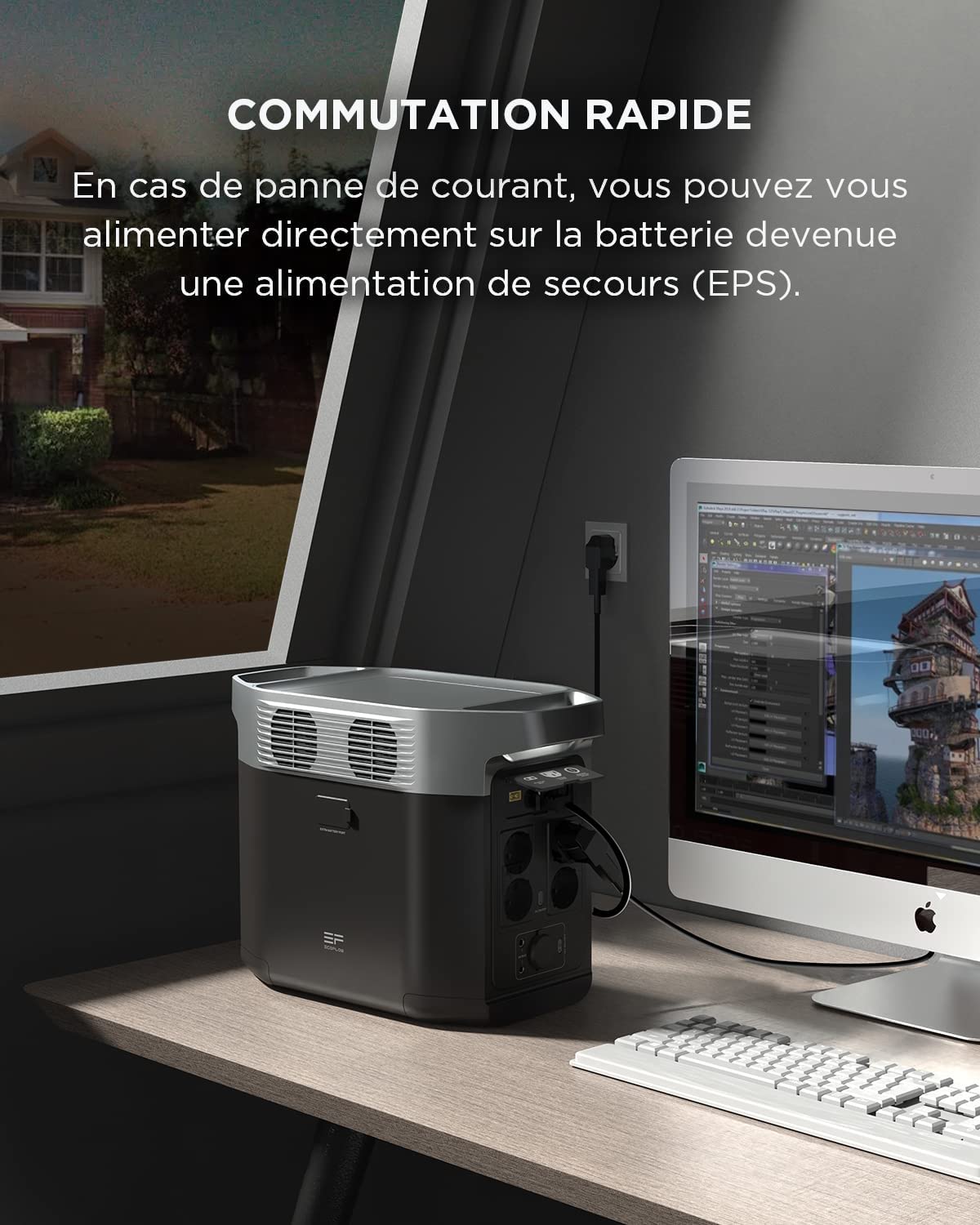 Station électrique portable EcoFlow DELTA 2, vue 9