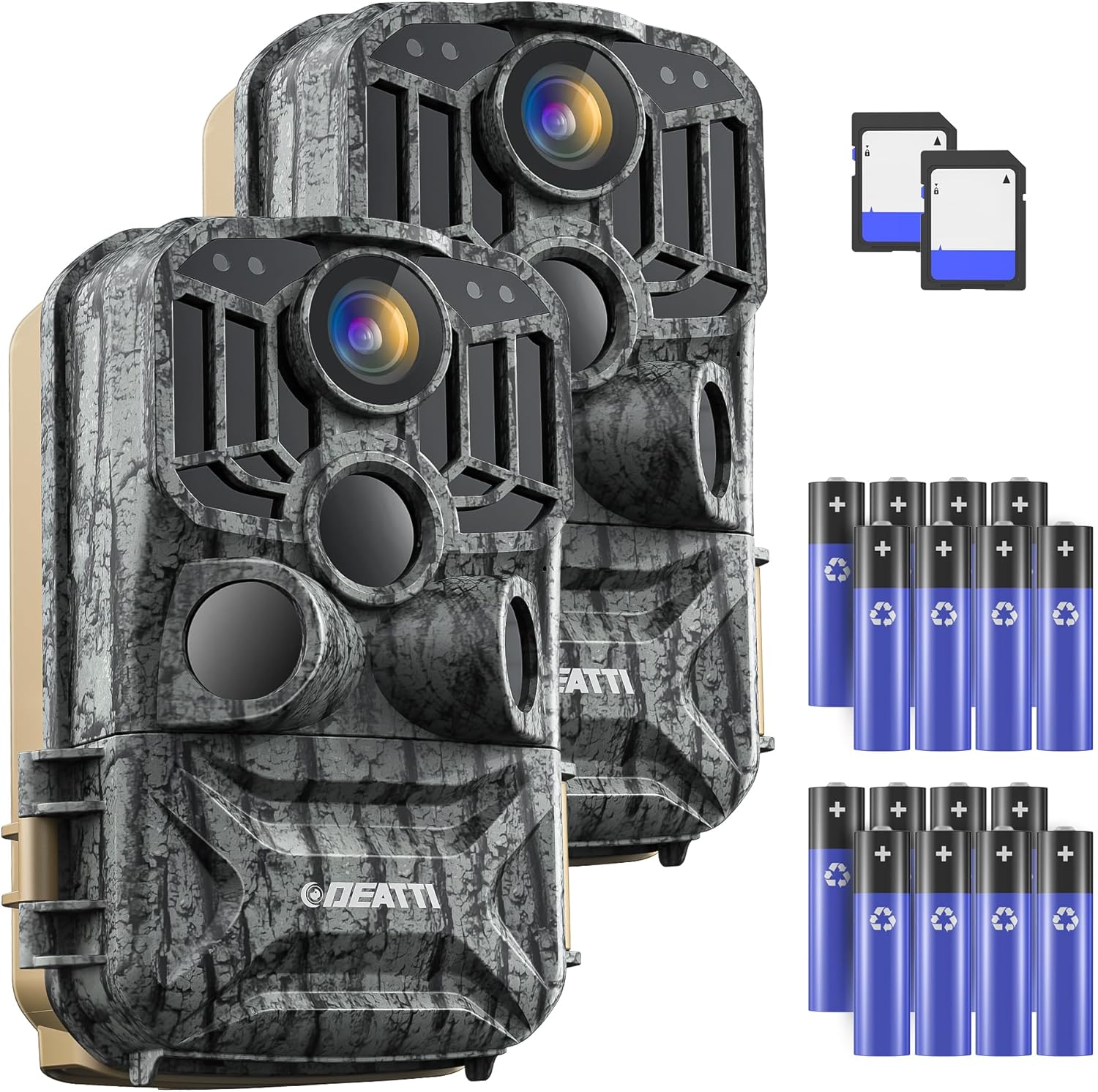 DEATTI 2Pcs Camera de Chasse Connectée