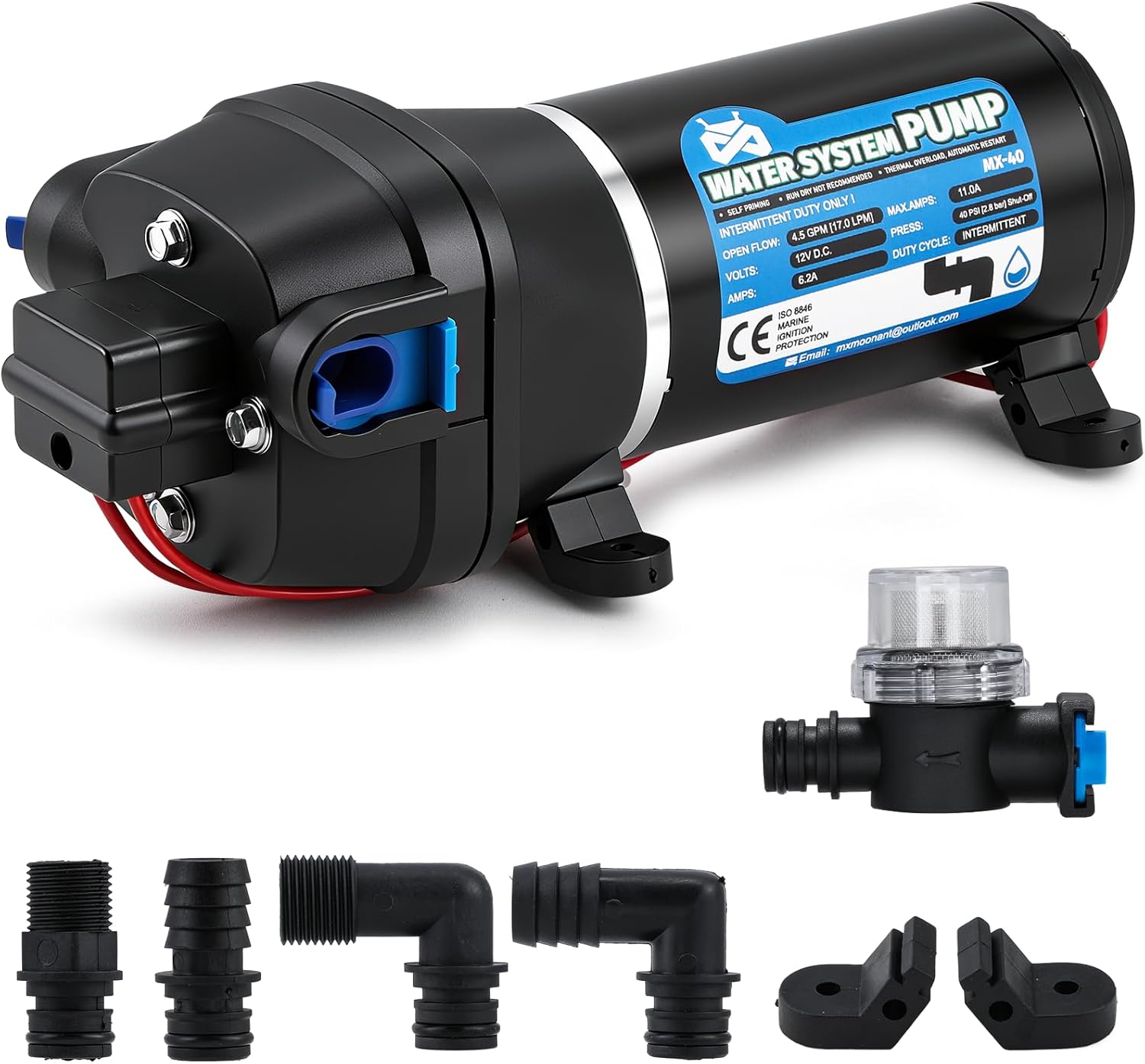 Mxmoonant 12V DC Pompe à eau Automatique
