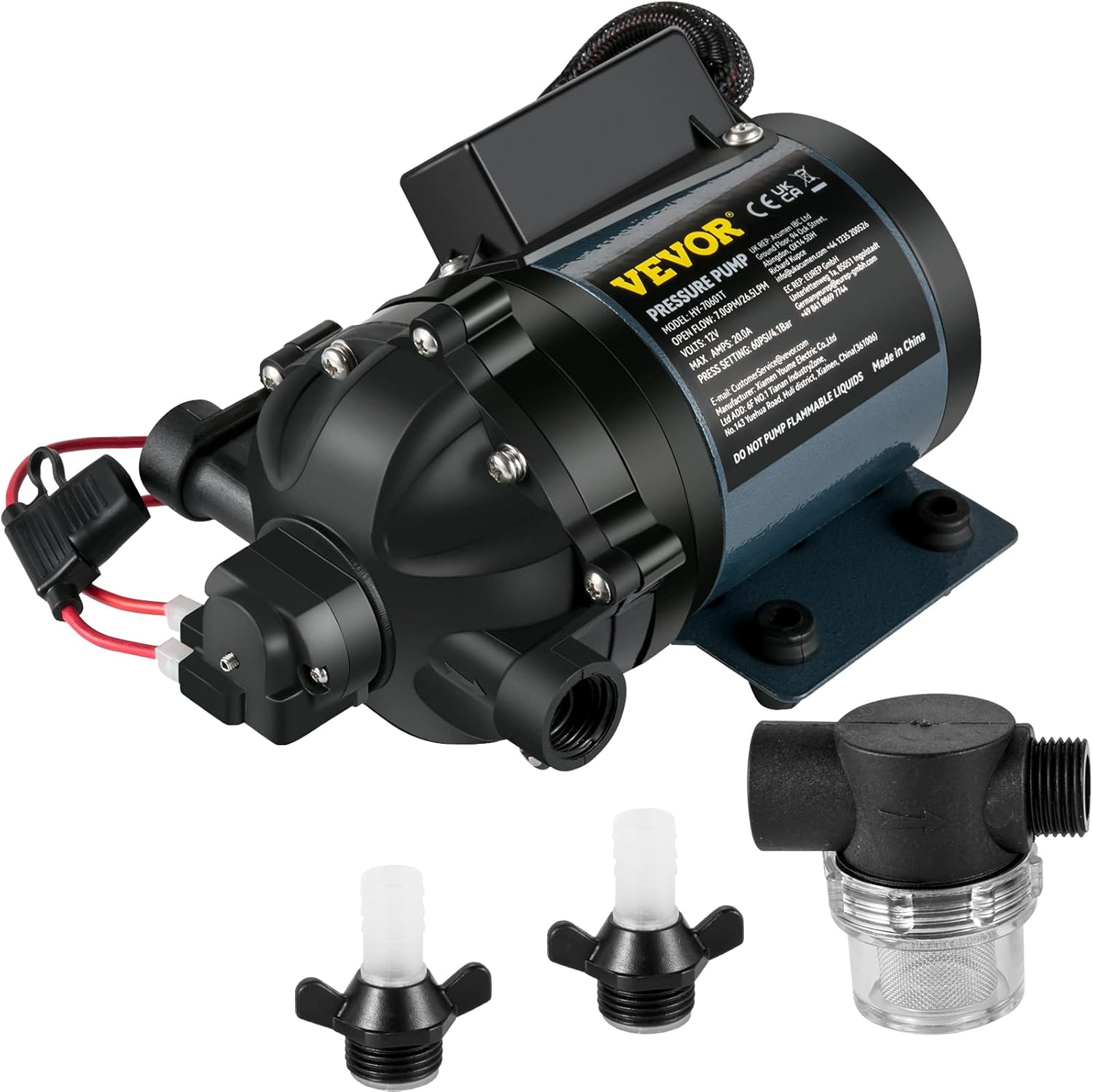 VEVOR Pompe à Eau 12 V