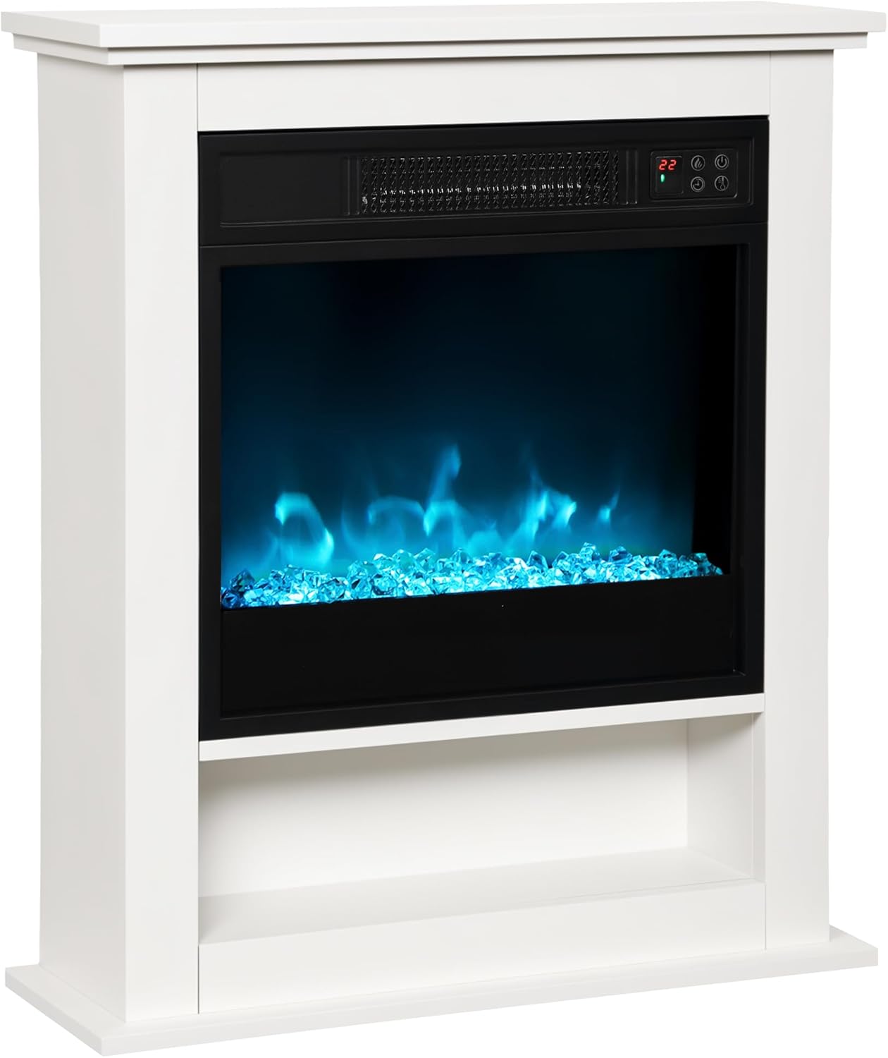 HOMCOM Cheminée électrique 1800W