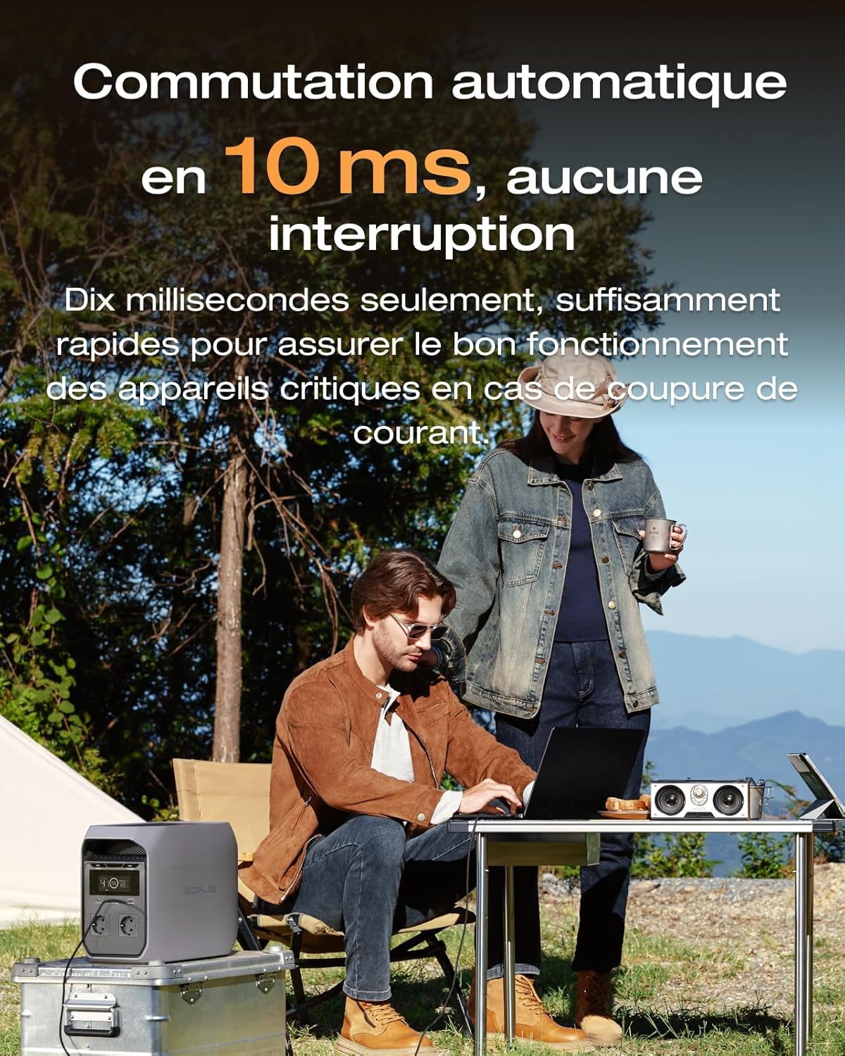 Station électrique portable EcoFlow DELTA 3 Classic, vue 4