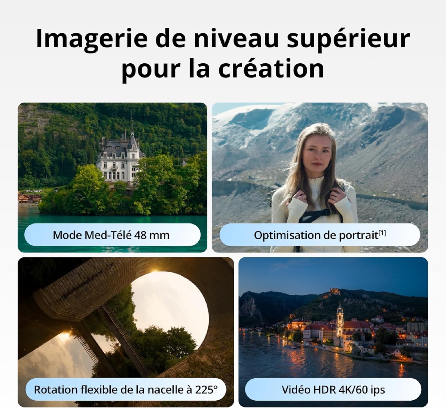 Drone avec caméra DJI Mini 5 Pro, vue 3