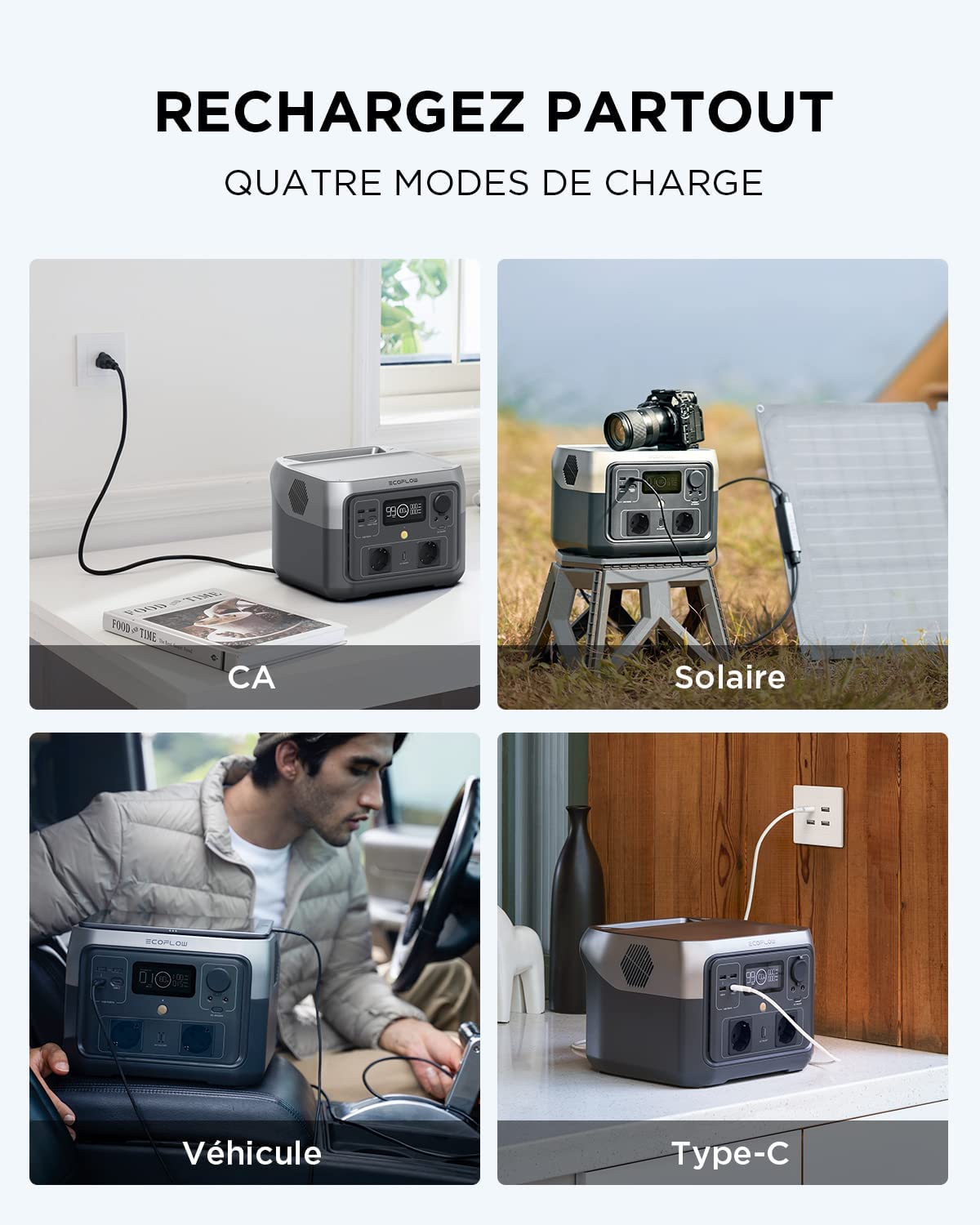 Station électrique portable EcoFlow RIVER 2 Max, vue 5