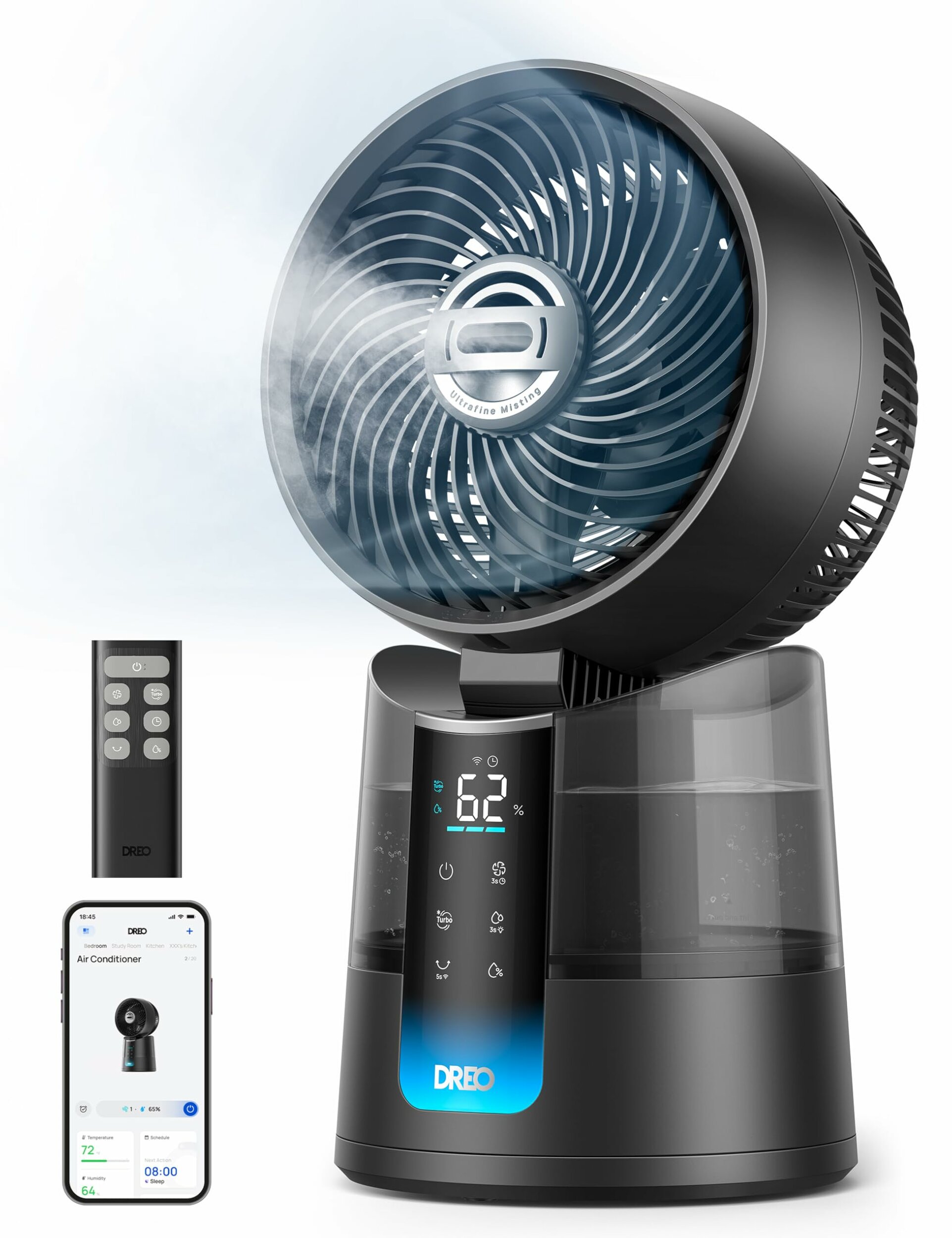 Ventilateur brumisateur connecté Dreo TurboCool 516S