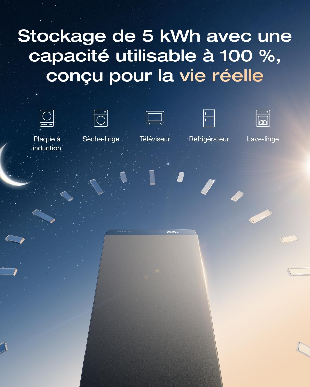 Centrale solaire EcoFlow STREAM AC 5000, vue 2